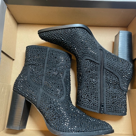 CROWN VINTAGE ELLIE SPARKLE BOOTIE - Picture 1 of 7